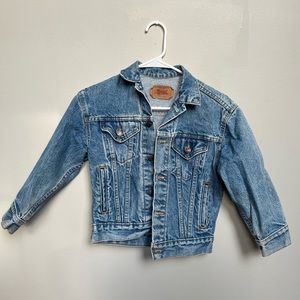 Levi cropped denim jacket